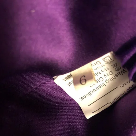 NWOT Strapless Purple Dress with Sweetheart Neckline - Picture 4 of 13
